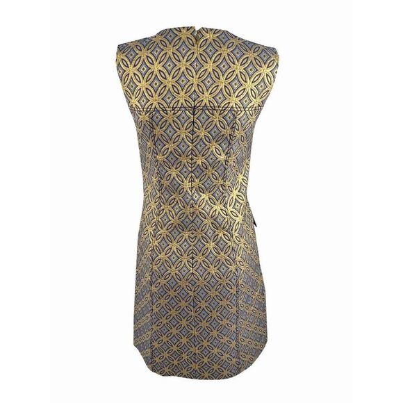 Elie Tahari Women's Jaelyn Dress - Gold/Stargazer - Picture 2 of 2